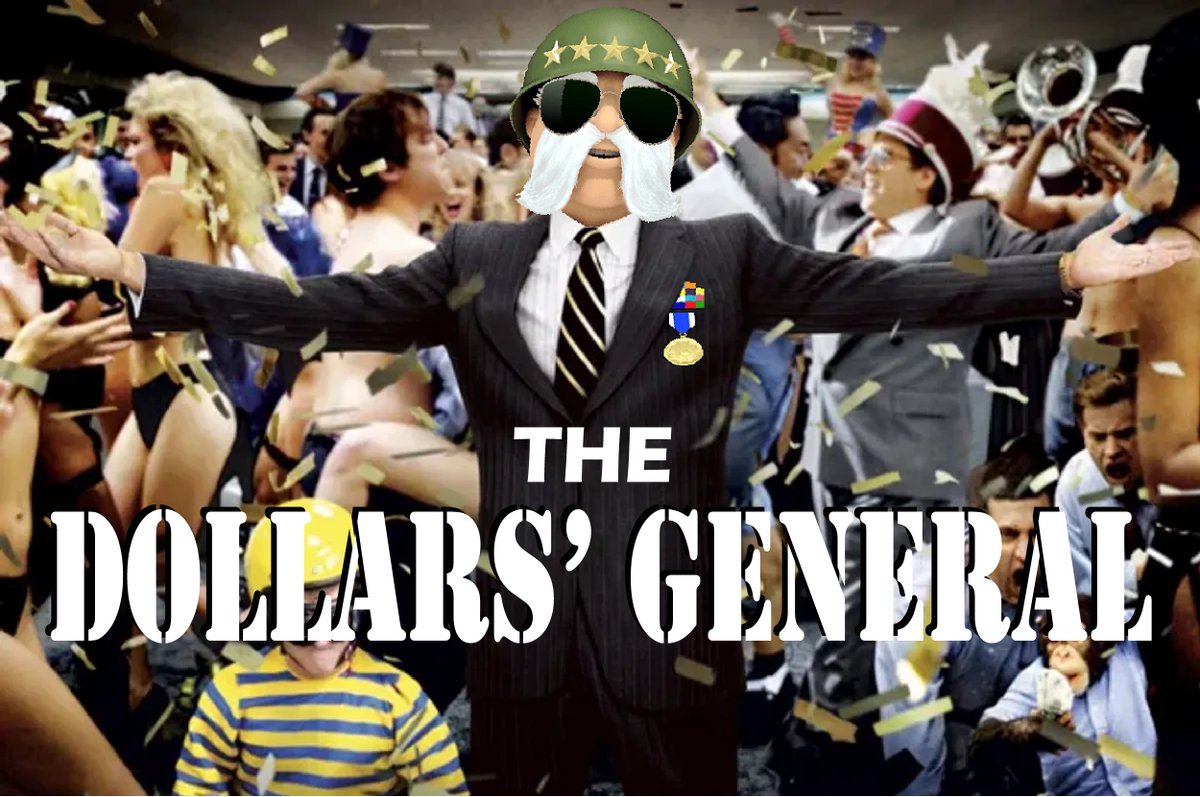 🚨Retweet this, drop your #Algorand wallet, opt in to ASA: 1233471765 - I'll airdrop you some generational wealth for your troubles. 

Welcome to The Dollars' General 🫡

We are deploying a launchpad for small business e-commerce looking to launch their products in exchange for