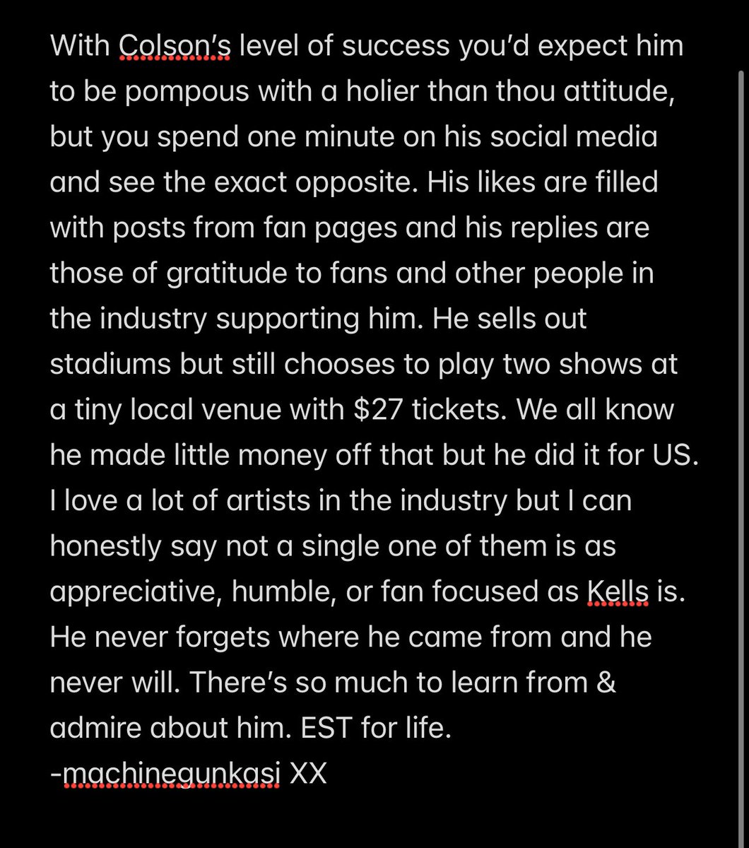 machinegunkasi's tweet photo. I absolutely cannot express how proud I am of the man @machinegunkelly is. Feeling in awe of him today and couldn’t fit in 280 characters 🥺 How lucky are we to be part of such an incredible movement like EST? 🖤 https://t.co/NDc3BDQmdc
