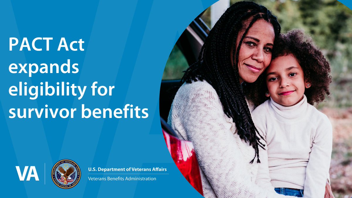 Thanks to a historic expansion of VA care and benefits, more survivors of Veterans are eligible for benefits than ever before. 

Learn more about how to apply today at: news.va.gov/120689/more-su…