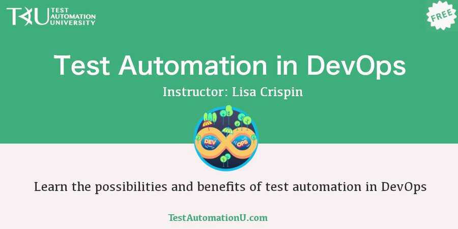 Check out these step-by-step techniques to build out #automation and keep improving it! 🔁 

Take this DevOps course from @lisacrispin! 

Start 👉 applitools.info/yyt