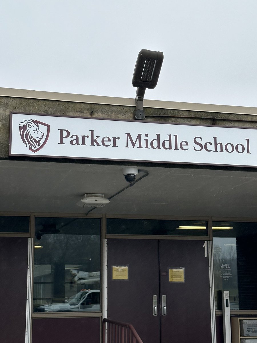 Check out the great new sign for Parker Middle School!