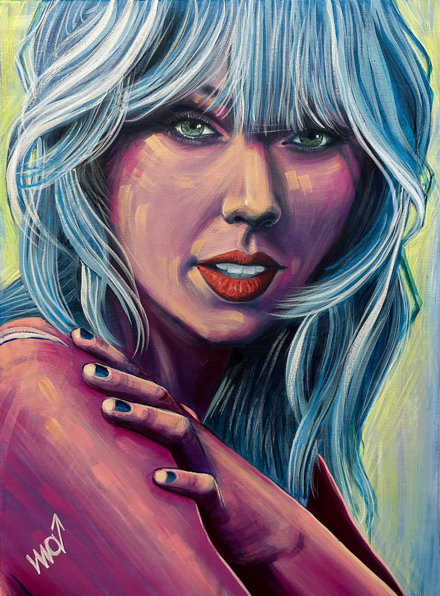 Taylor Swift portrait by me, December 2033. Acrylic 100cm x 60cm. 

Tag <a href="/taylorswift13/">Taylor Swift</a> in comments below and let’s make her see it 🫶🏻 #TaylorSwift #taylorswiftportrait