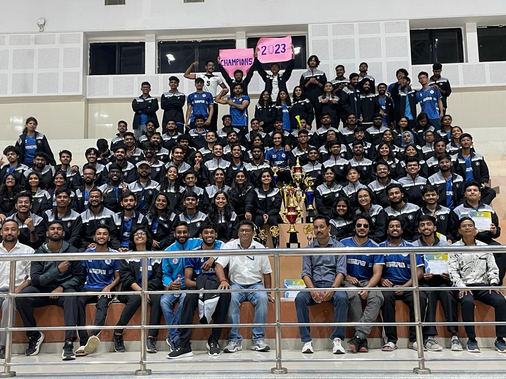 iiserbhopal's tweet photo. IISER Bhopal team stands as the Overall Champions in the Inter IISER Sports Meet 2023 held from 23-29 Dec 2023 at IISER TVM
Heartiest congratulations to all the students, coaches, supporting staff, faculty, &amp; IISERB community members on the achievement
@EduMinOfIndia @IndiaDST https://t.co/jnrL1105S2