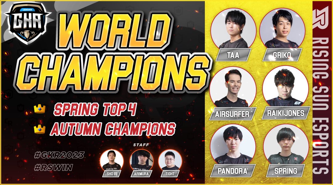 Rising Sun Esports tweet media