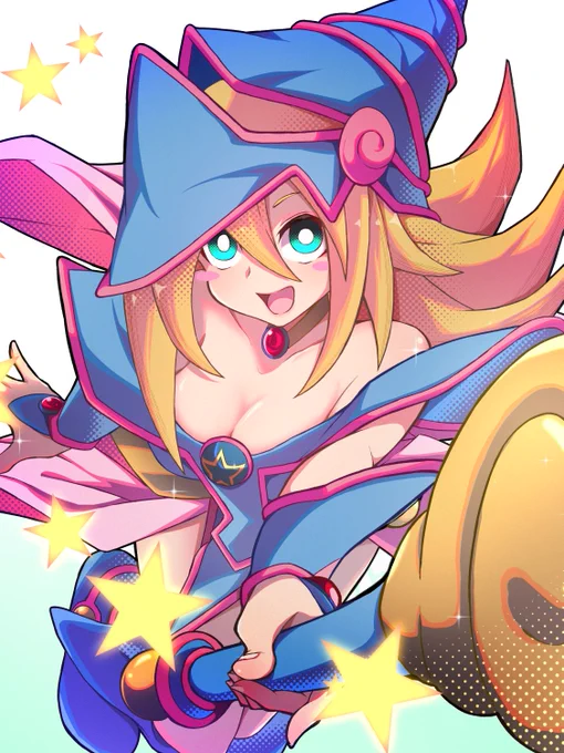 ちょっと加筆修正しました。 ブラック・マジシャン・ガール #darkmagiciangirl