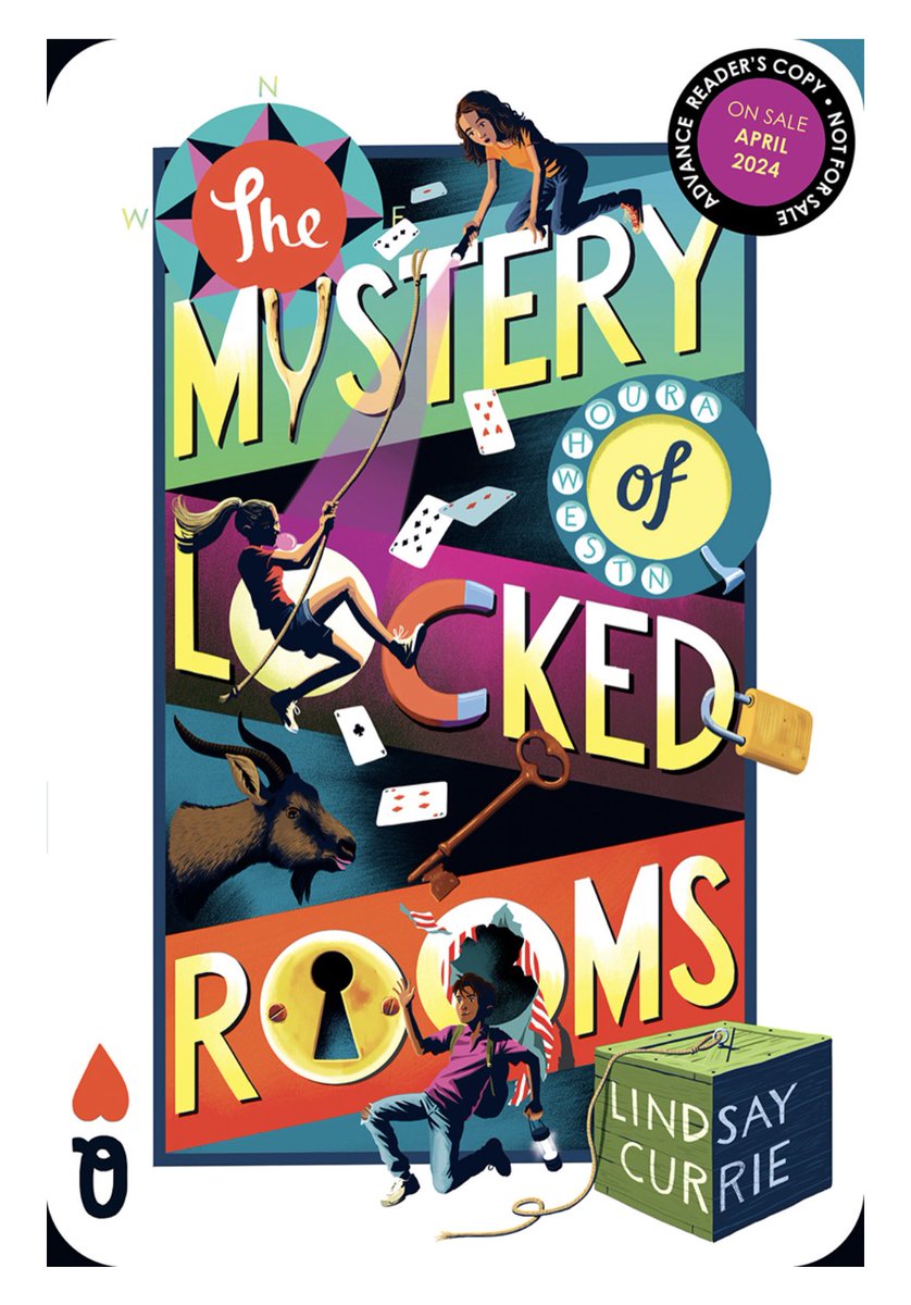 omalley_tracy's tweet photo. Catching up on some reading over winter break.  Just finished The Mystery of the Locked Rooms due out in April.  My students who like Breakout Rooms, adventure, and heartwarming stories about friendship will love this one.  I think it would make a fantastic movie too! https://t.co/5MetNYeQvJ