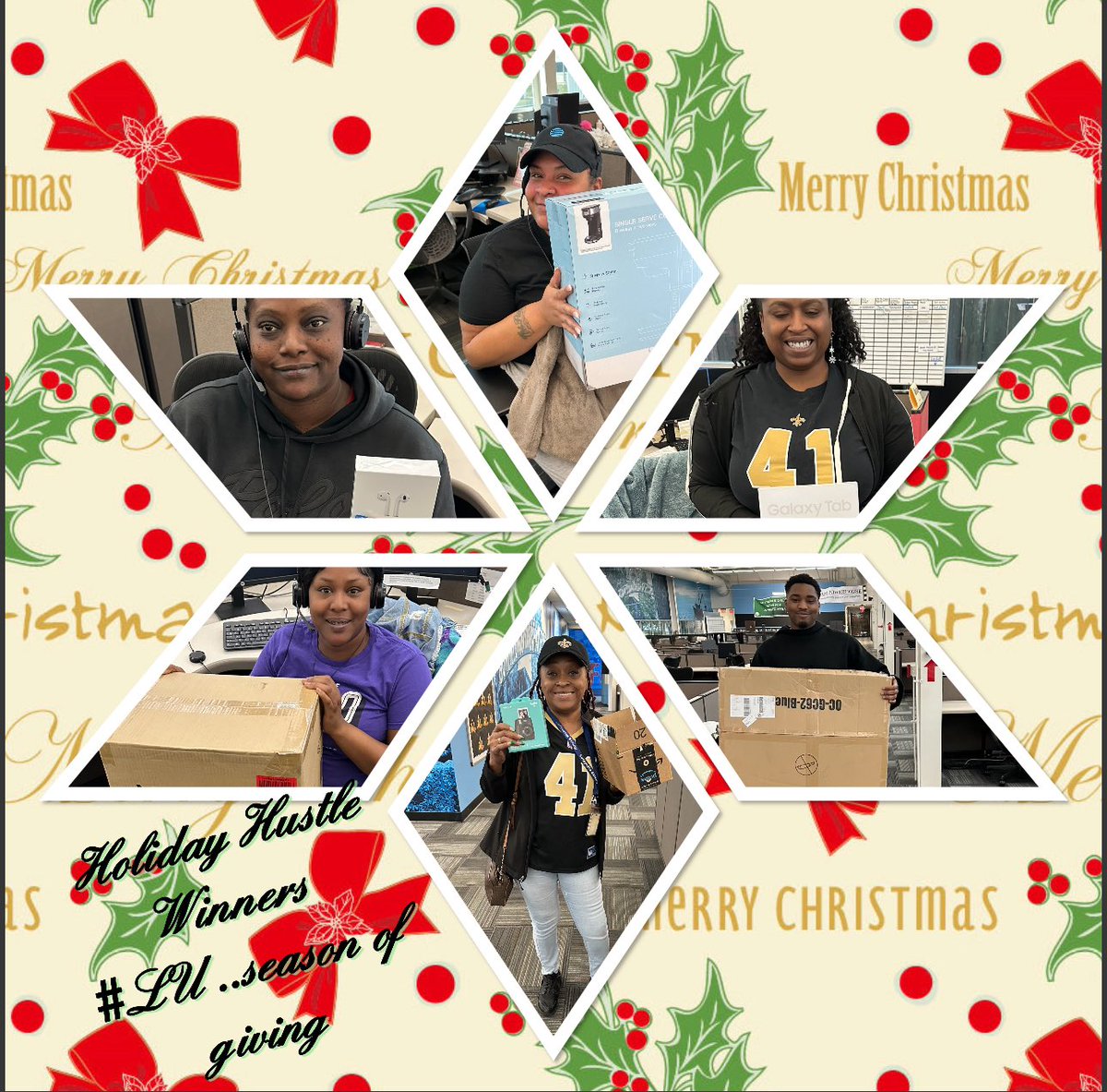 Can’t forget some of our Holiday Hustle winners … 🥳🥳🥳