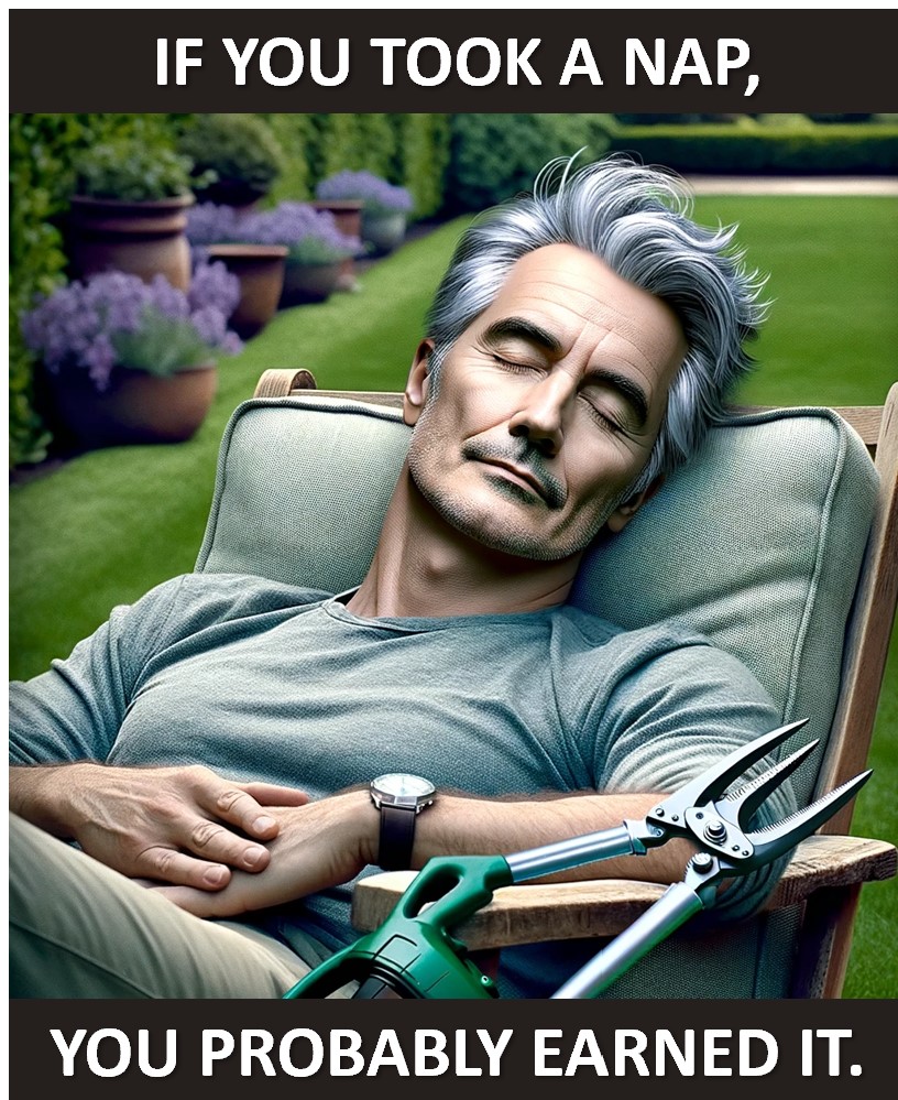 EddieDoc's tweet image. Here is the #7 human version of
Lessons My Yorkie Has Taught Me

&quot;If you took a nap, you probably earned it.&quot;

Cute when applied to my Yorkie, but, with a human?
I guess so, sure.

#PetHumor #LifeLessons #SeniorFun