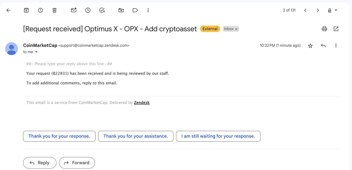 OptimusXToken's tweet image. Glad to inform you that we have successfully submitted our @CoinMarketCap priority listing.

Our request ID: 822831

Official Email: contact@optimusx.xyz

CMC Dexscan: coinmarketcap.com/dexscan/bsc/0x…

Block Explorer: bscscan.com/token/0x6eC9A5…