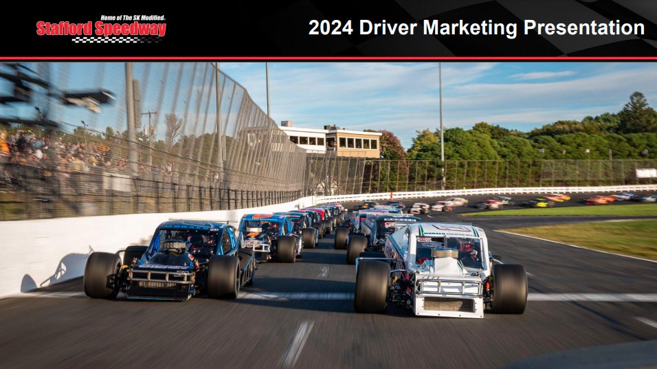 Reminder: 2024 Driver Marketing Presentation is available for download online! Teams and drivers, please use this when working on sponsorship proposals for the 2024 season. Contact us with any questions!

Download here: staffordmotorspeedway.com/competitors/#1…