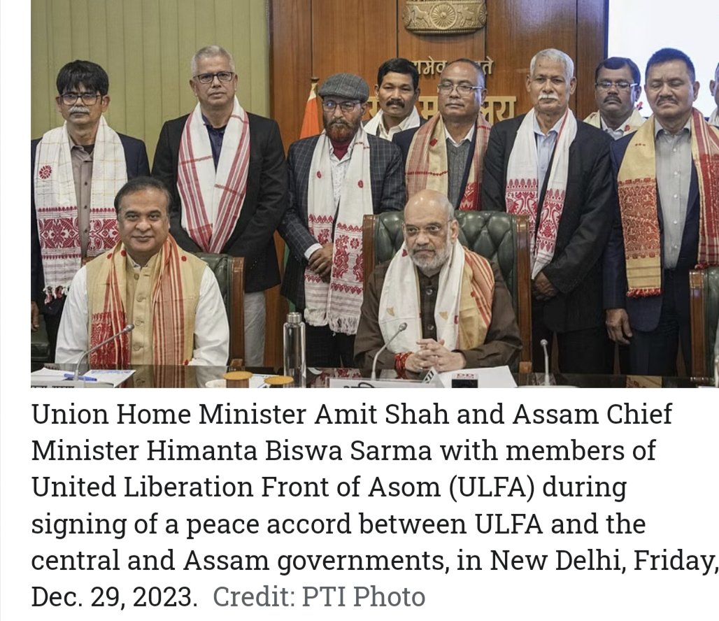 mriganka_dr's tweet image. Due to the series of violence starting from the late 80s by ULFA more than 10,000 people including civilians, security personnel and ULFA cadres lost their lives.With the signing of today&apos;s peace accord, this vicious cycle will come to an end. #ModiUshersPeaceInAssam