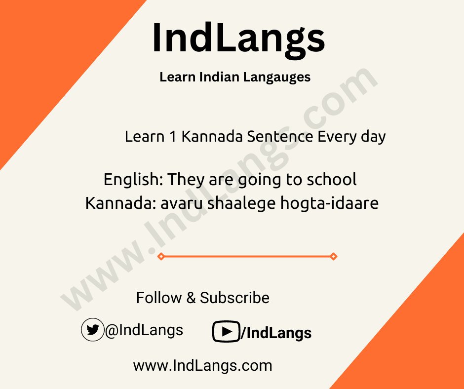 IndLangs's tweet photo. Spoken Kannada Sentences
#Indianlanguages
#learnlanguage
#kannada
#learnkannada
#spokenkannadaclasses
#varnamalainkannada
#kannadaalphabets
#bengaluru
#bangalore
#karnataka https://t.co/y01kQjtsMd