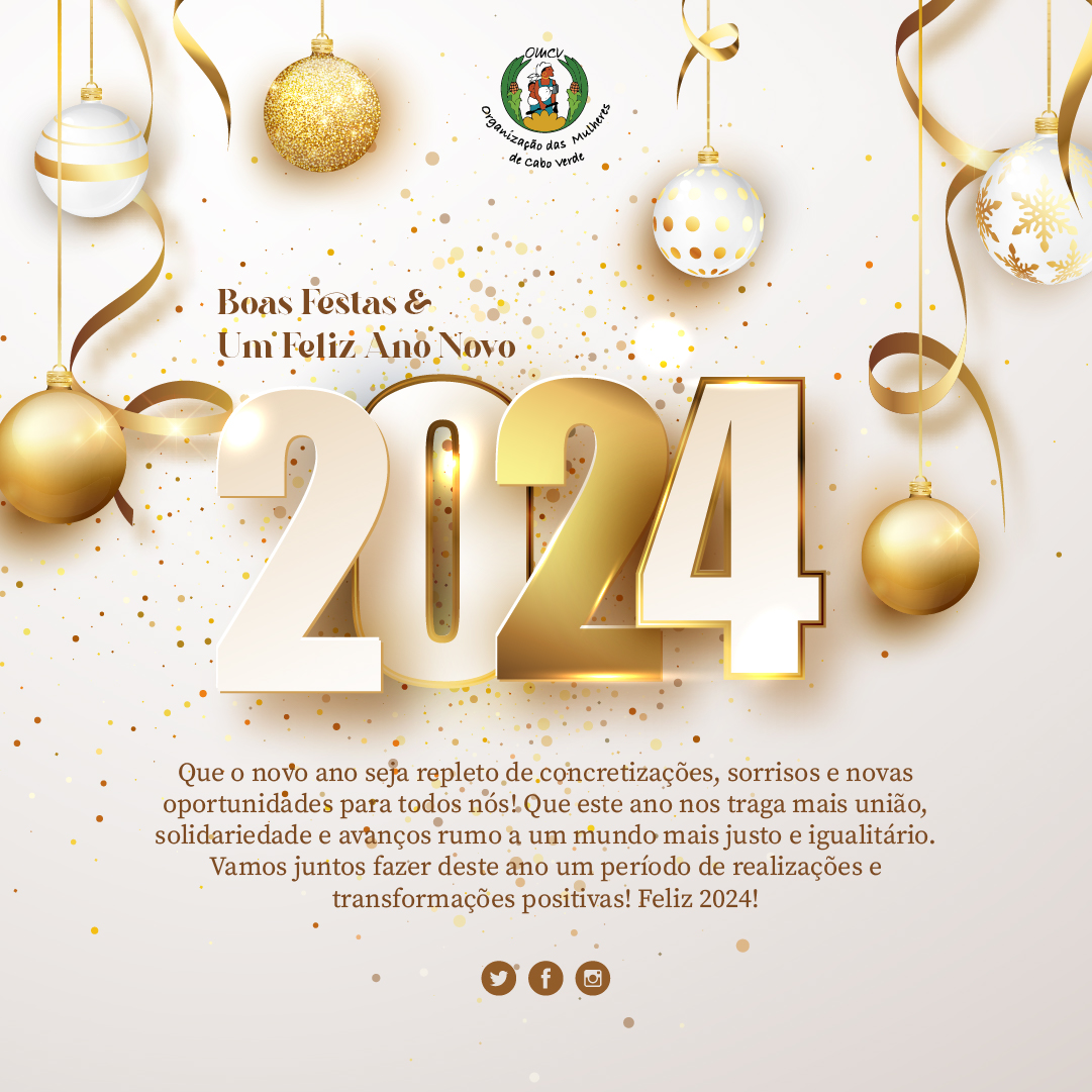 🎉✨ A OMCV deseja a todos um 2024
cheio de paz, amor e prosperidade. Que este ano
nos traga mais união, solidariedade e avanços
rumo a um mundo mais justo e igualitário.

#AnoNovo #OMCV #Desejos #Paz #Prosperidade