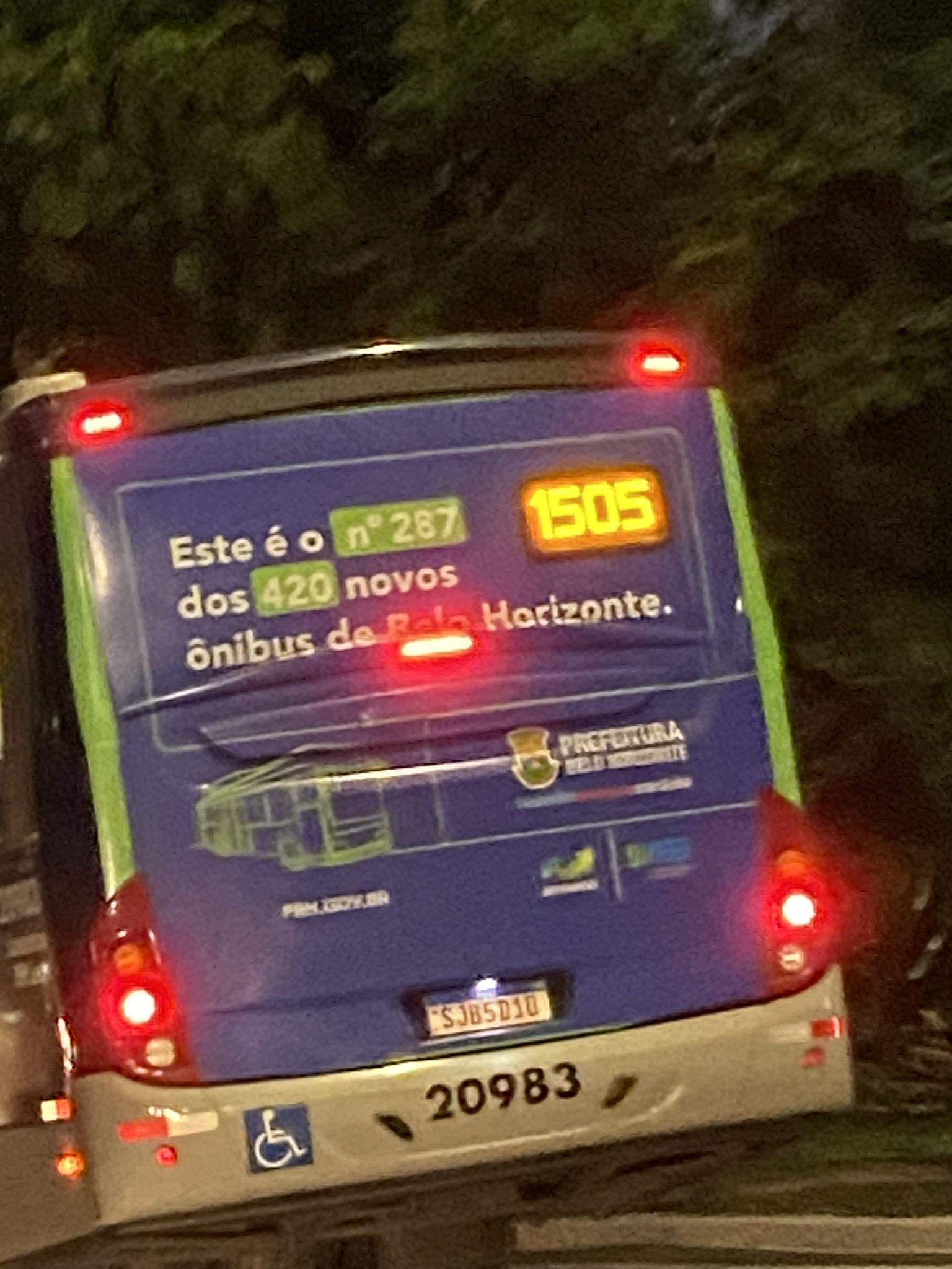 Ônibus de número 287