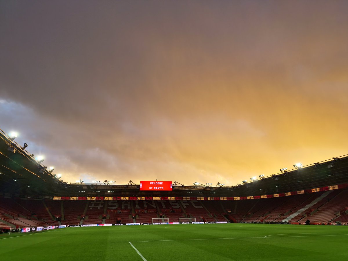 At St Mary's Stadium for Saints v Argyle, live on Sky Sports Football, kick off 6pm