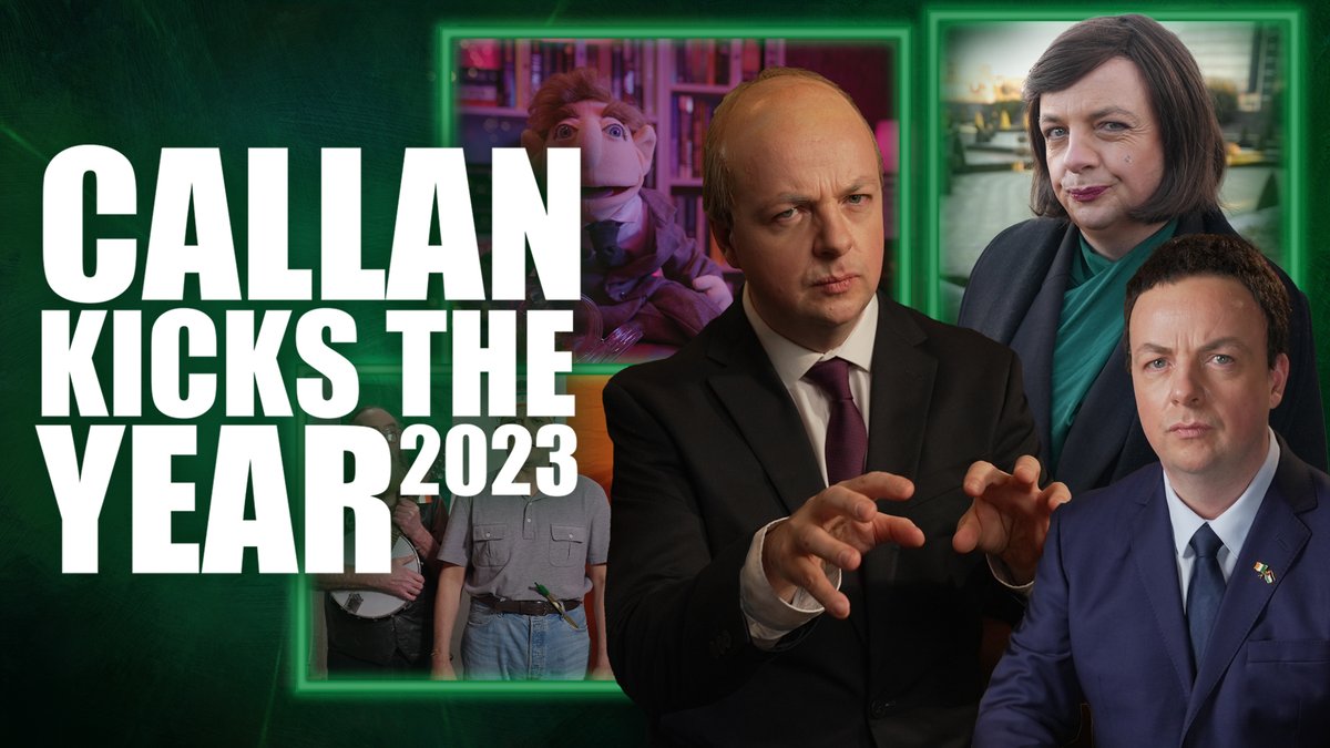Right, it's time to Kick 2023. From Tubs of RTÉ scandal to riots, rugby, Wolfe Tones and Burkes, Callan's Kicks reviews all of the most bizarre and OMG moments of the last year. An hour of uniquely Irish shambles to Kick, at 9.30pm <a href="/RTEOne/">RTÉ One</a> tonight. Happy New Year.