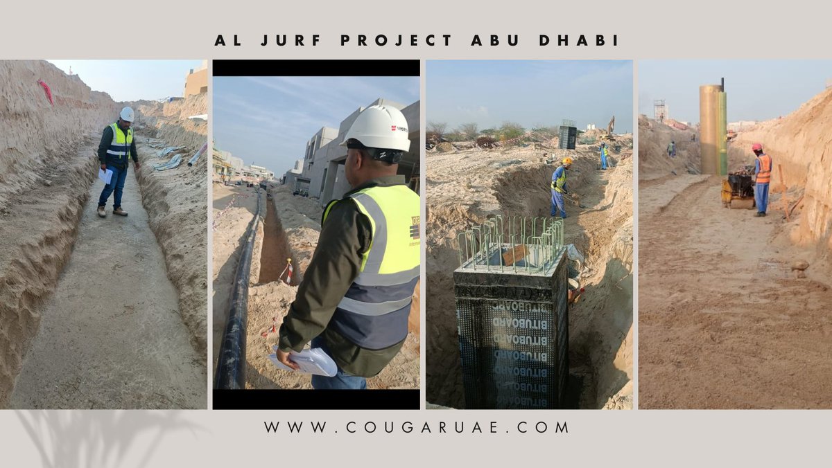CougarGCuae's tweet image. AL JURF PROJECT UPDATE!
29-12-2023
Stormwater inlet installation inspection done
Portable water sand bedding inspection done
Sewer line backfilling inspection done
#infrastructurework #modern #technology #work #civil #engineering #civilwork #innovation #green #infrastructure