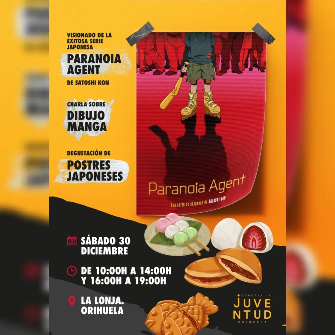 Mañana sábado tenemos manga en Orihuela.
Paranoia Agent 😍😍😍
