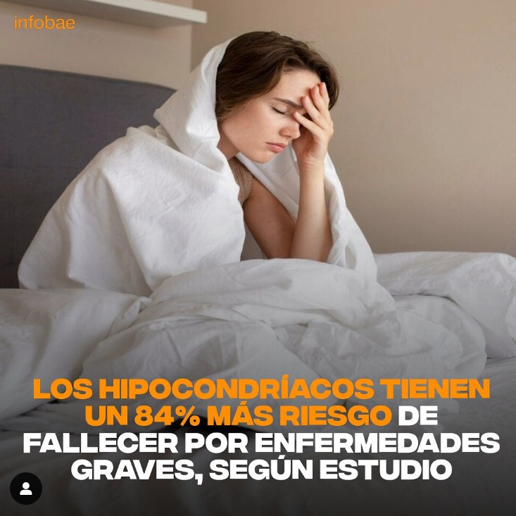 porqueTTarg's tweet photo. "Hipocondríacos"

Por un reciente estudio que descubrió que tienen un 84% más de chances de morir de docenas de afecciones, especialmente enfermedades cardiacas, sanguíneas y pulmonares, así como de suicidio.

El estudio fue publicado este mes en la revista JAMA Psychiatry. https://t.co/0ctFdglOkm