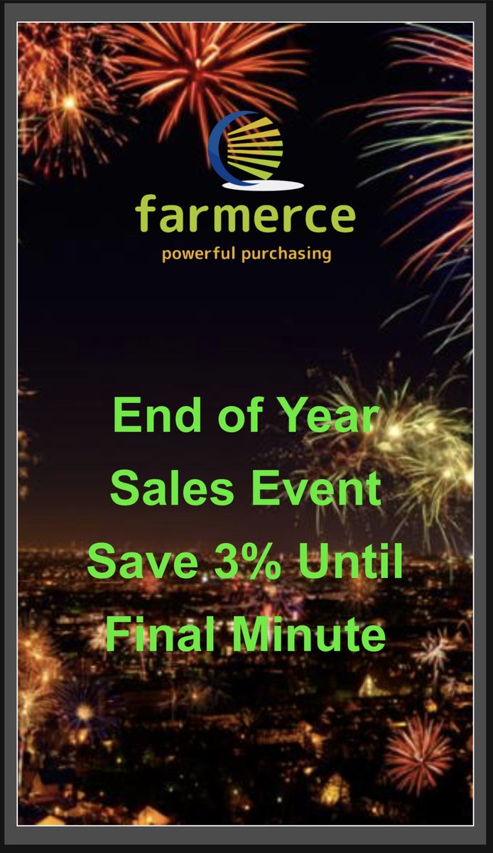 🎉🎉🎉Go to FarmerceAg.com🎉🎉🎉

And save 3% thru Final minutes of 2023

#AgX #NewYear2024 #OGFarmer