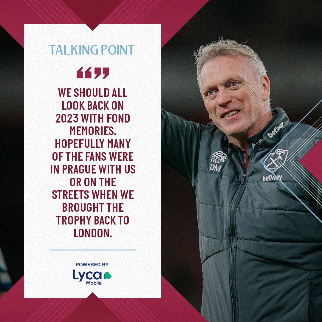 The gaffer reflects on a truly magical year for the Club ⚒️

#TalkingPoint with <a href="/LycamobileUK/">Lyca Mobile UK</a> 📞
