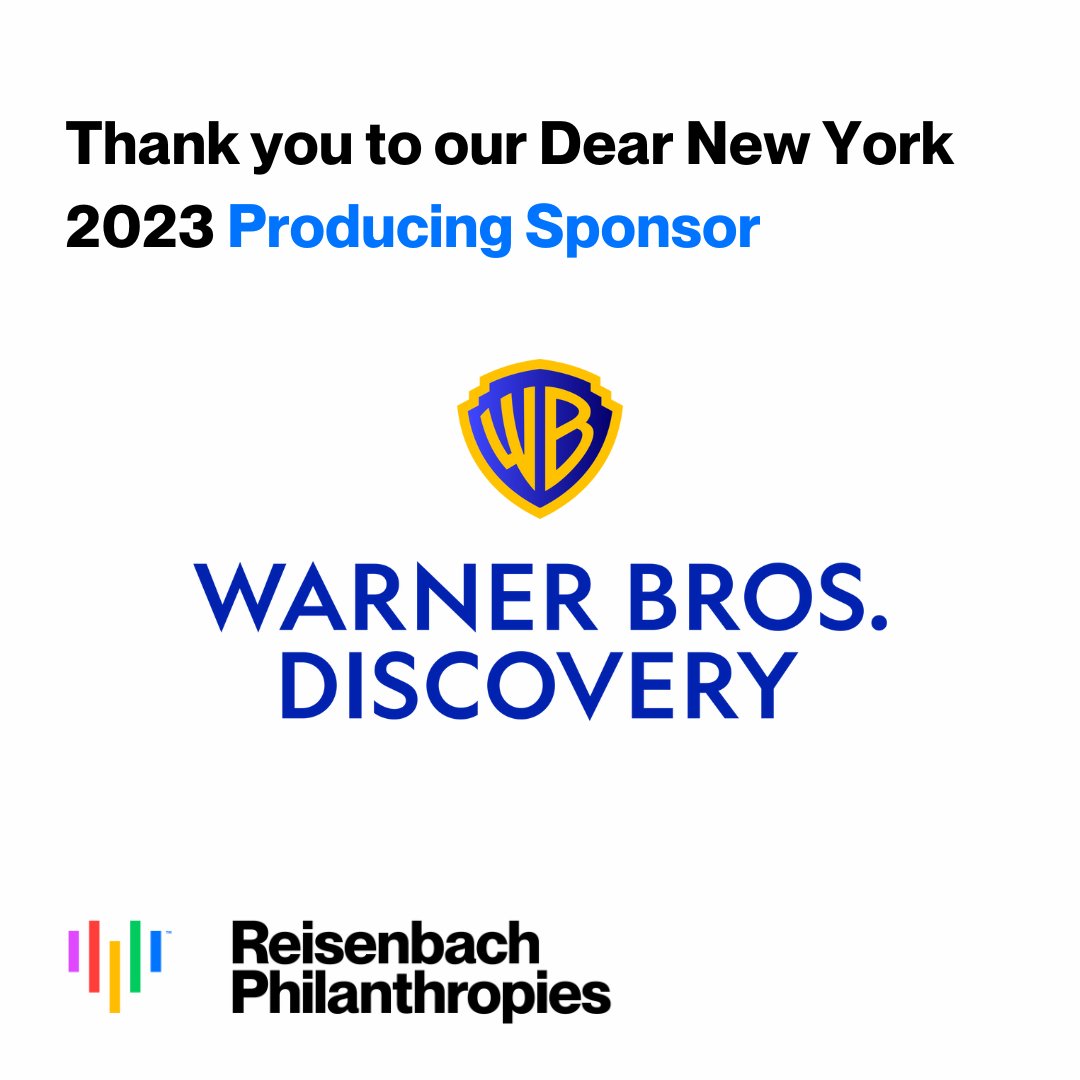 Reisenbach Philanthropies (@reisenbach_nyc) on Twitter photo Thank you <a href="/wbd/">Warner Bros. Discovery</a> for your support of #DearNewYork! You are helping us make NYC a better and safer place to live and work✨😊! Thank you <a href="/wbd/">Warner Bros. Discovery</a> for your support of #DearNewYork! You are helping us make NYC a better and safer place to live and work✨😊!
