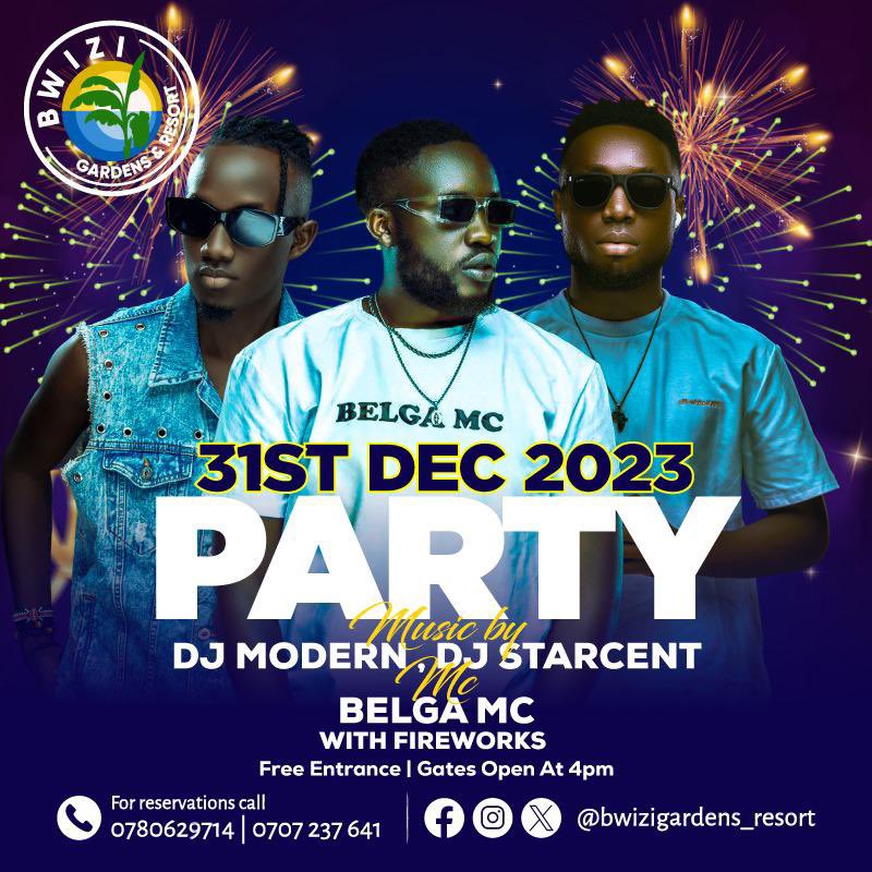 This Sunday we all at Bwizi Gardens with @starcentdj, @BelgaLive1997, @Deejmodern and the fame band💃

Come through y’all 🤗

#BwiziGardensAndResort