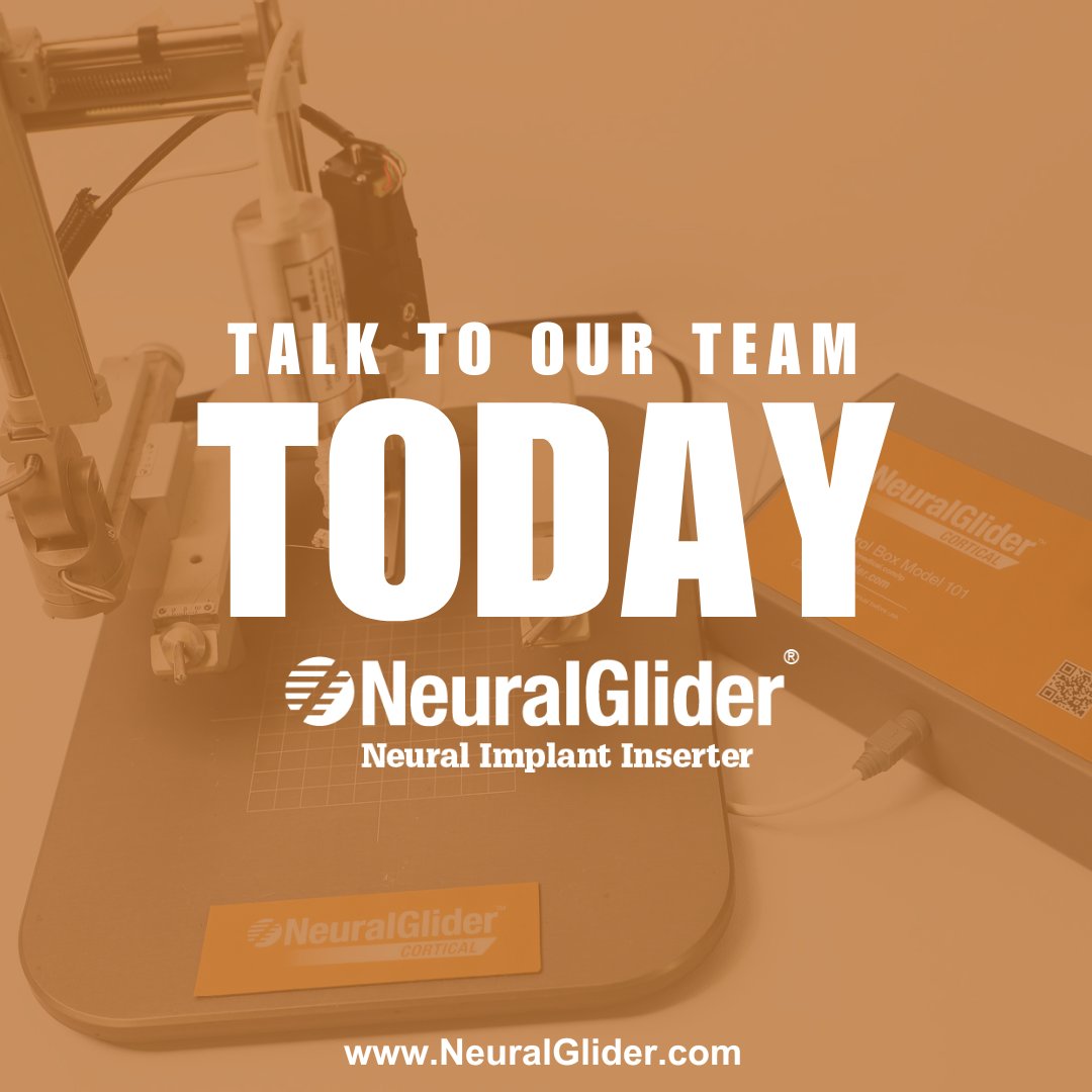 Discover the Power of the NeuralGlider Inserter!  Take a look at its key features and advantages on our website:

neuralglider.com

<a href="/PlexonNeurosci/">Plexon Inc.</a> <a href="/neuronexustech/">NeuroNexus</a> <a href="/RedCrowCrowd/">RedCrow™</a> <a href="/WBECEast/">WBEC East</a> <a href="/AdvaMedUpdate/">AdvaMed</a> <a href="/WBENCLive/">WBENCLive</a> <a href="/LifeSciencesPA/">Life Sciences PA</a>