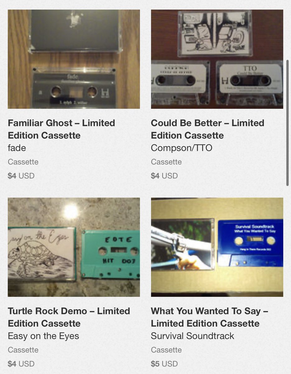 HangInThereRecs's tweet photo. The very last of the remaining stock is now up at https://t.co/fKY2oLNoUd. https://t.co/50HJ2n4rM3