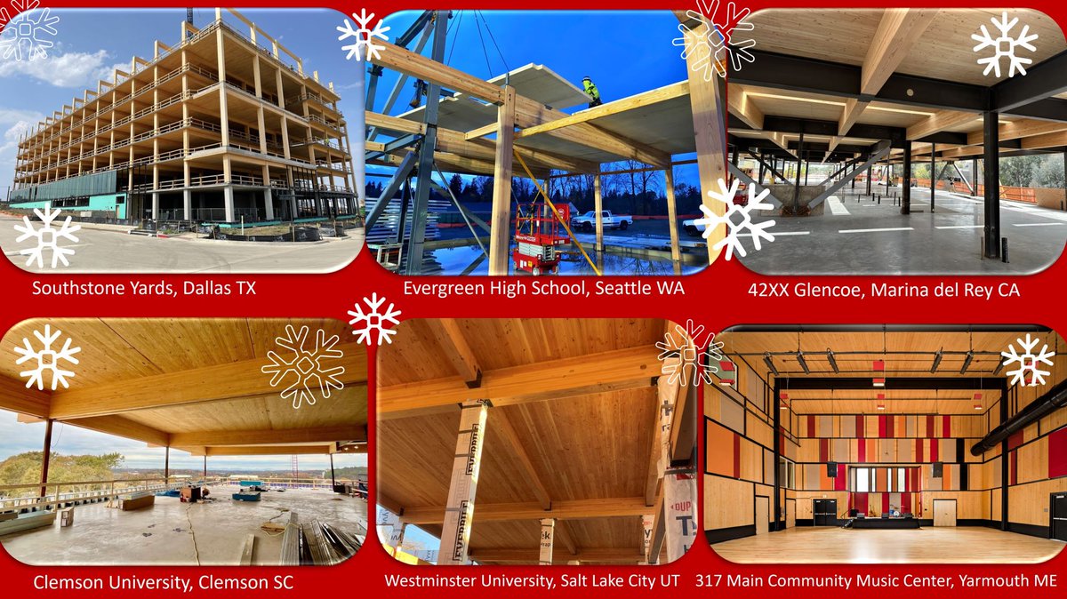 As the year comes to a close, we like to review some of our favorite projects being built during 2023. We appreciate the many partners we've had over the past year and look forward to what's in store for 2024!   

#masstimber #sustainablebuildings #yearinreview #HappyNewYear