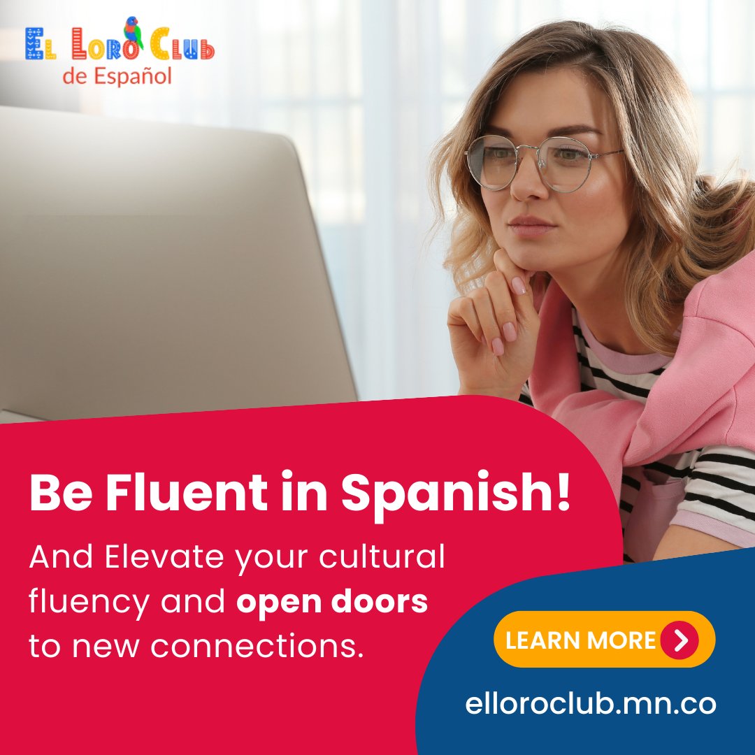fromgenerations's tweet image. Learning Spanish has never been more rewarding—pick a plan and discover the joy of bilingualism!

Start your journey today!
elloroclub.mn.co

#education #speakSpanish #spanish #español #spanishconversation #elloroclub