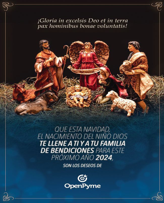 Openpyme1's tweet photo. En OpenPyme les deseamos felices fiestas ¡¡¡FELIZ AÑO NUEVO 2024!!! https://t.co/aszabzFG63