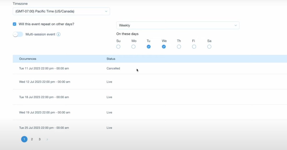 ticket_spot's tweet image. Set up recurring events effortlessly with Ticket Spot! 🔄 From daily to yearly, our system automates event instances, saving you time. Check out: learn.ticketspot.io/videos/7IoyTPj… #EfficientEventPlanning #EventManagement #RecurringEvents #TimeSaver #EventPros #TicketingApp #EventApp