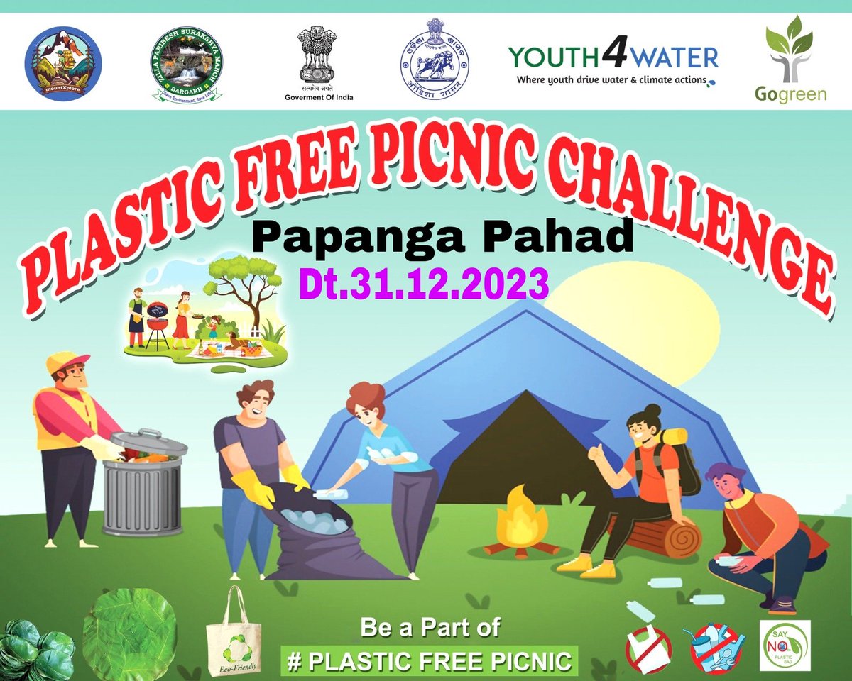 Make this world plastic free....Make this world a better place to live # plasticfreepicnicchallenge