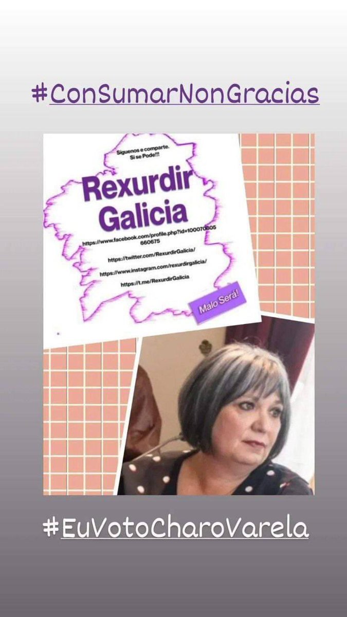 Caesvila's tweet photo. Non vos esquezades  de votar e moi importante que @RexurdirGalicia con @charovarela sexa a elexida para representarnos nas  vindeiras eleccións.

#VotaCharoVarela #ConSumarNonGrazas
#PrimariasPodemosGalicia
#PodemosMáisCaNunca 
#Galicia 
@PODEMOS @Podemos_Galicia https://t.co/WTmVU9mW56