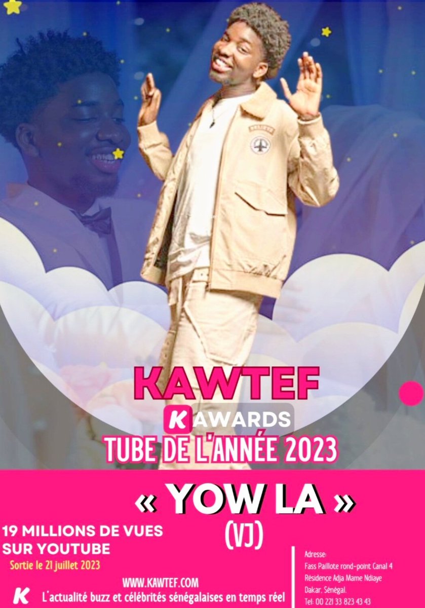 TUBE DE L'ANNÉE 2023 🇸🇳 

And The Winner Is 🙂 

YOW LA #VJ ft @massambaamadeus #Senegal