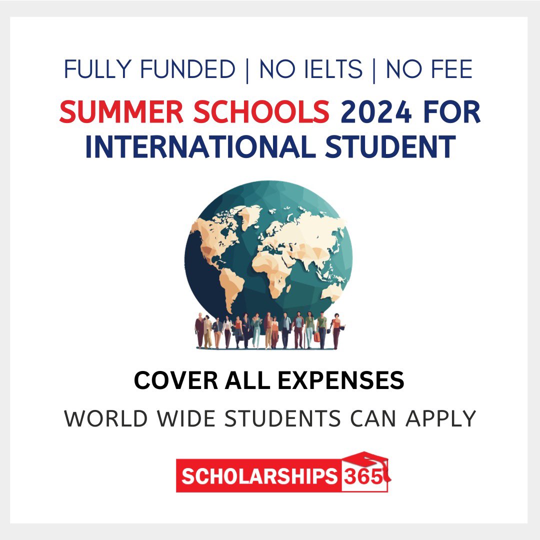Fully Funded Summer Schools 2024 in top European Countries for World Students! 

❌No IELTS

👉Link: scholarships365.info/summerschools/

Benefits: Fully Funded

Good Luck!

#Scholarships365 #summerschool #summerschools #ielts #EUROPE #studyabroad #Scholarship #Scholarships #AcademicTwitter