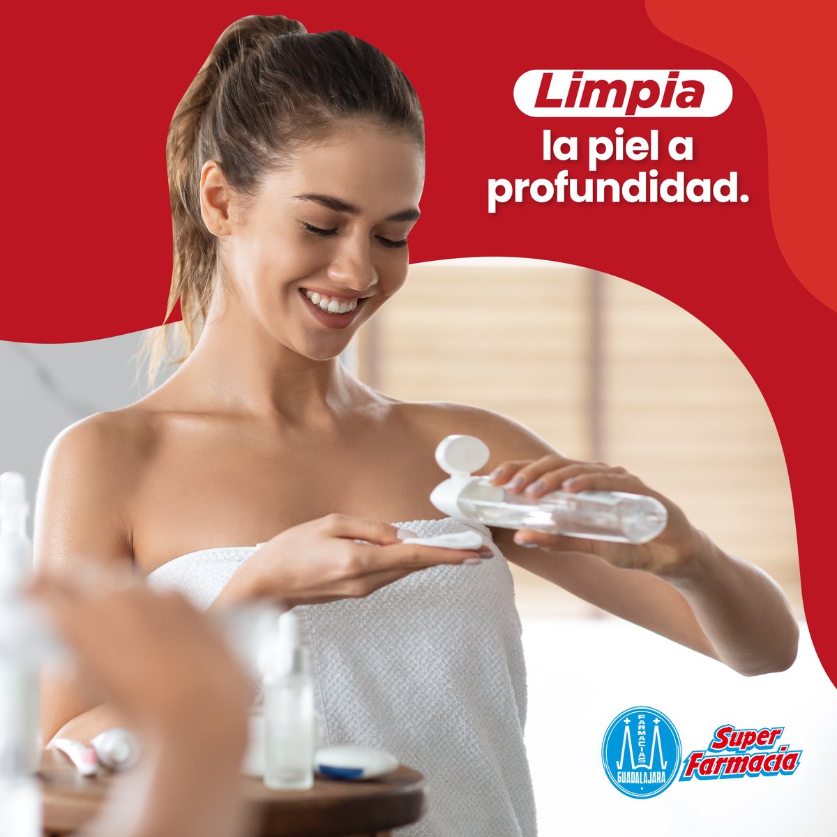 FarmaciasGdl's tweet photo. #LaRecetaPerfecta ilumina tu rostro.
Conoce los beneficios de incluir agua micelar en tu rutina de skincare.
#FarmaciasGuadalajara, ¡siempre ahorrando, siempre contigo!