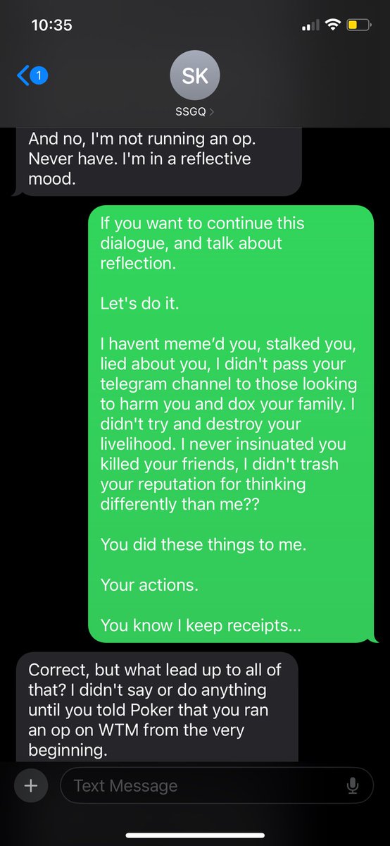 The_AuthorityQ's tweet photo. Last night — @TheParasiteGuy CONFIRMED he was stalking me, lying about me, meming me, passed my telegram off to those looking to harm and dox my family, tried to destroy my business, insinuated that I murdered my best friend, and tried to destroy my reputation publicly.

You guys are worried about releasing a name?

Maybe I should start doxxing bad actors.

Maybe I should release the network mapping I have been working on for 5 years.