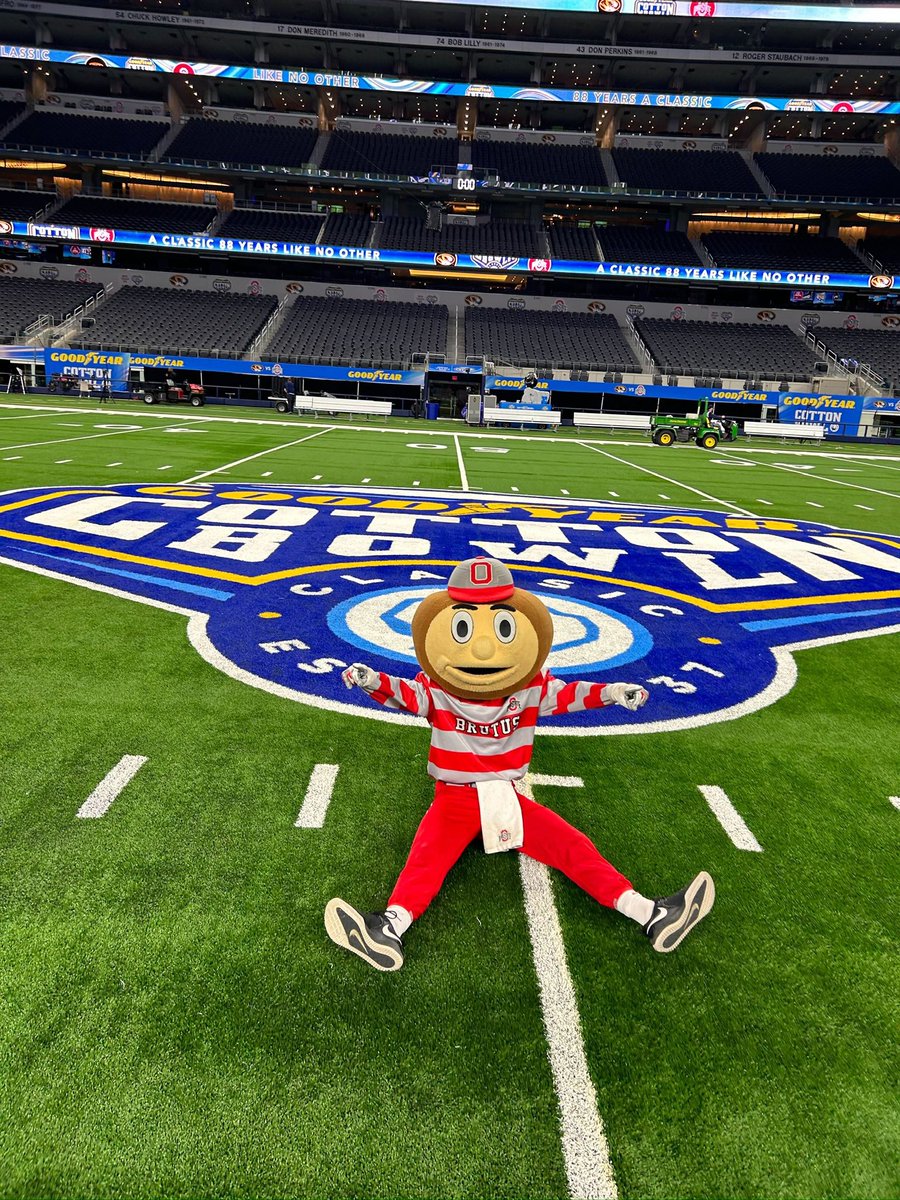 Hey Buckeye Nation‼️ We want to see 🫵 in all your Scarlet &amp; Gray if you’re down in Dallas🤠

Use #GoBucks or comment below to be featured on our socials📸

Can’t wait to see the Best Damn Fans in The Land at AT&amp;T Stadium🥳