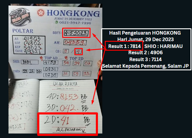 ULAR_JITU's tweet photo. ANGKA ULAR REKTA SAHHHH 2D BOOM 1 LANE (BB) JOSSSSS,SELAMAT BOSKU SEMUAA!!!!
untuk info prediksi selanjutnya langsung saja hubungi
Whatsapp :📱 082139477396 https://t.co/H8iMHZxhKI