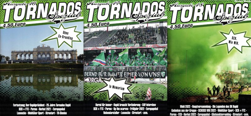 Fanzine-Rezension "Tornados Spezial #46 bis #48" lahmannhuegel.de/?p=4256 #Fussball #Fanzine #Oesterreich #SKRapid