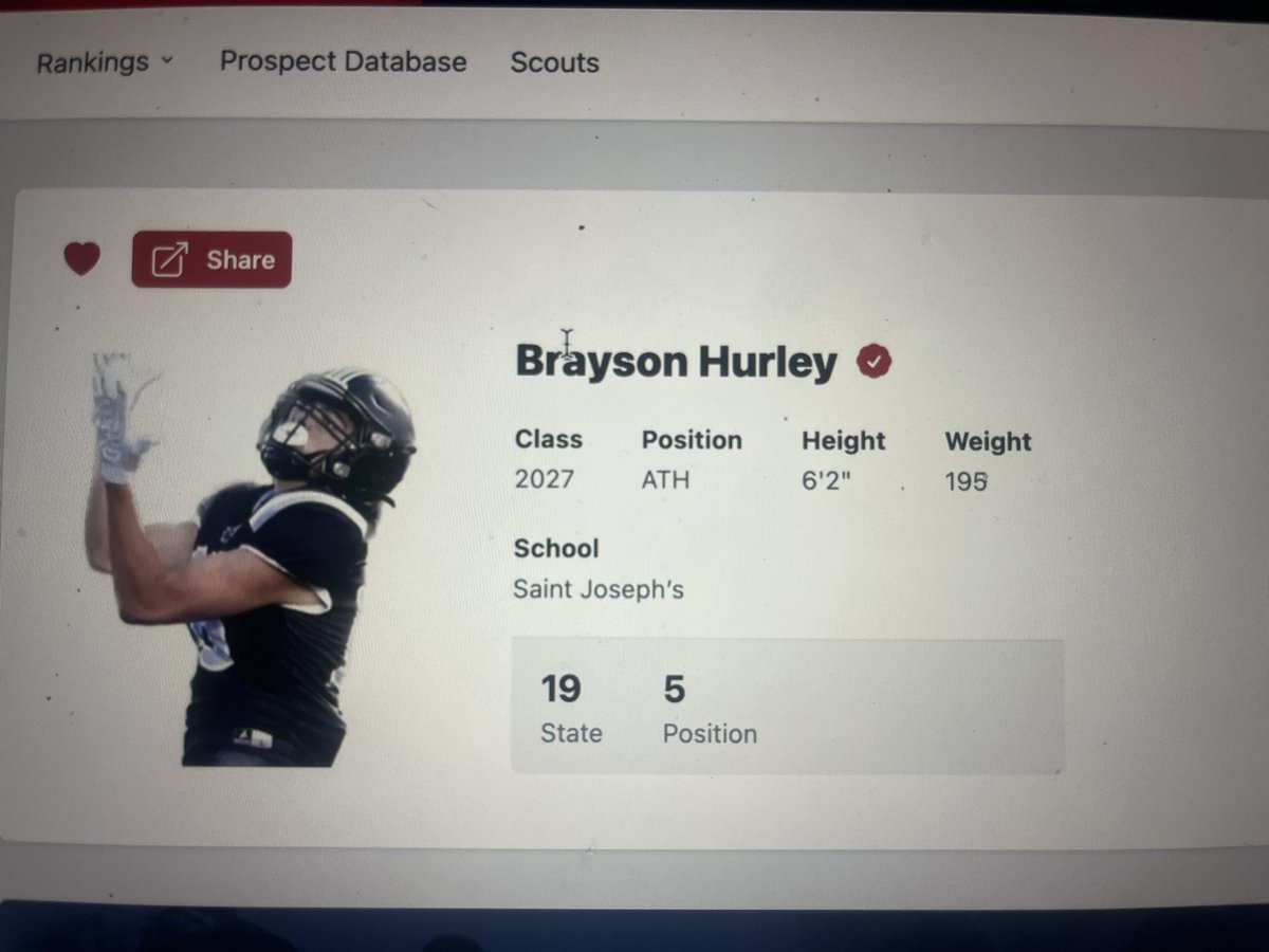 Thank you <a href="/PrepRedzoneIN/">Prep Redzone Indiana</a> for the rankings!