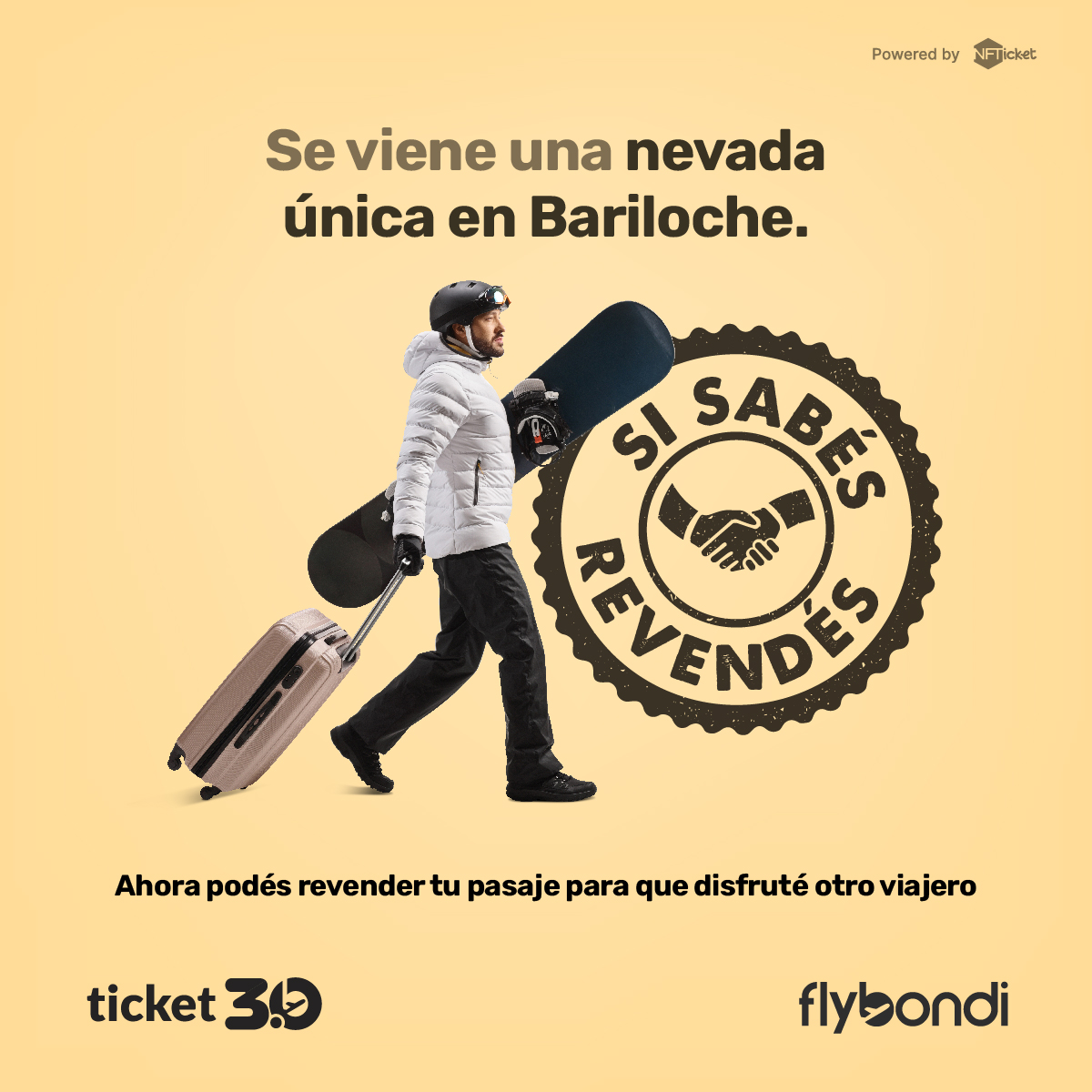 flybondioficial's tweet photo. El mejor ticket del mundo es nuestro 🌎💛

Bondi, hacé click acá 👉🏻 https://t.co/nTszhd72TE y no te pierdas la oportunidad de comprar y revender tus pasajes ✈️💛

#Flybondi #LaLibertadDeVolar #ElMejorTicket https://t.co/bu2HcbFkB3