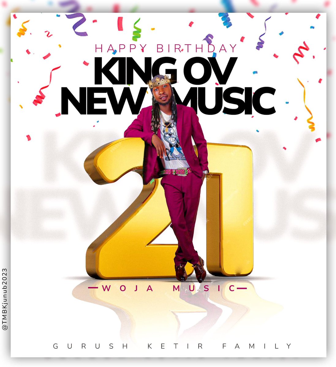 AdawayDusman's tweet photo. Happy Birthday King of New Music. 

King Woja Music 

#ssot #southsudan #gurusketirfsmily https://t.co/KHqEtMp2eD
