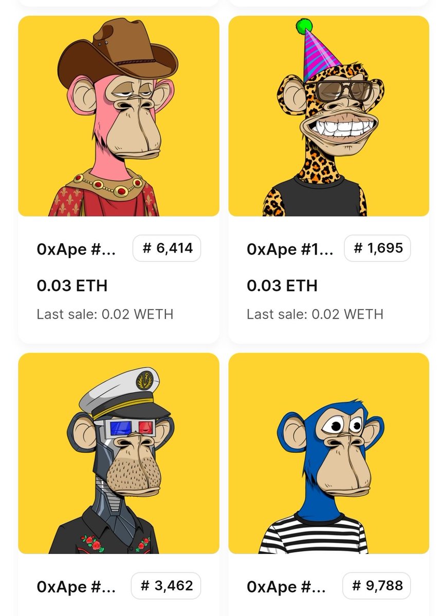 Nico_ub's tweet photo. A 200% increase in the FP, I want to see that floor at 0.1 soon. Let's go, it's possible! @0xApes_NFT @tribeodyssey #YellowArmy https://t.co/whl0sEiAFd