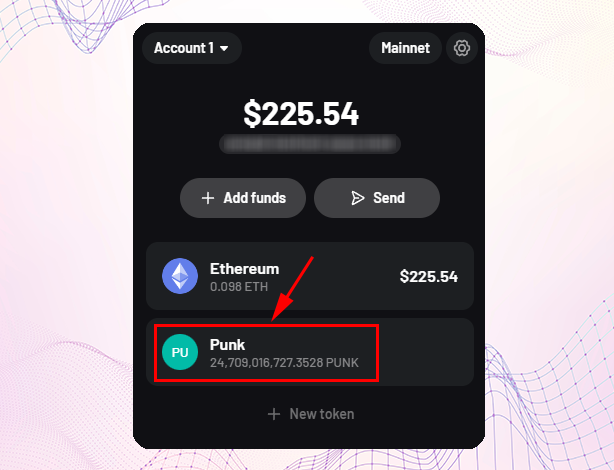 Crypto_Pranjal's tweet photo. Check your Starknet wallet now! 🪂

Starkpunks $PUNK tokens have been airdropped! 

- Already dropped 21% of $PUNK.
- Stay tuned for more coming VERY soon.

To check your @starkpunks_nft airdrop amount, simply add the $PUNK token contract address to your Starknet wallet—no manual claiming required.

@starkpunkcoin Contract address: 0x026e0852e1de834db3858b644270c52c4e0cab5be1da710751711c11b74eefed

$PUNK trading available on @avnu_fi.

Trade: https://t.co/r9103szfir

$PUNK is a coin with no intrinsic value or expectation of financial return. Can it be the $BONK of Starknet? 😁