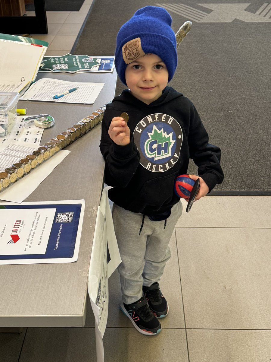 Have you purchased a ticket for a loonie stick? Every arena has its own stick, donated by <a href="/unitedsport1928/">United Sport & Cycle</a>! Take home the stick covered in loonies. Current estimated value: BH - $145, Confed - $100
Tipton - $200, S Side - $75, Meadows - $200, Kins - $55
 MW - $150, Terw - $300.