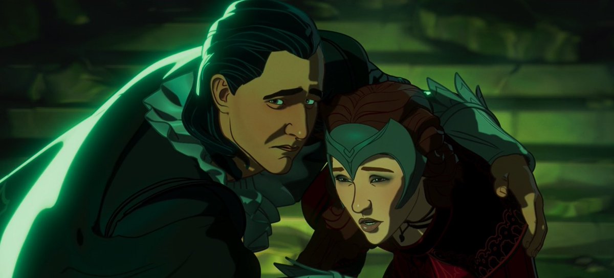 Wandazworldz's tweet photo. Sooo what shall we name this ship me and my friend were thinking Landa 🤣💚
#WandaMerlin #Loki #WhatIf #WhatIfS2 #WhatIfSeason2 https://t.co/3Wqr3giYSk