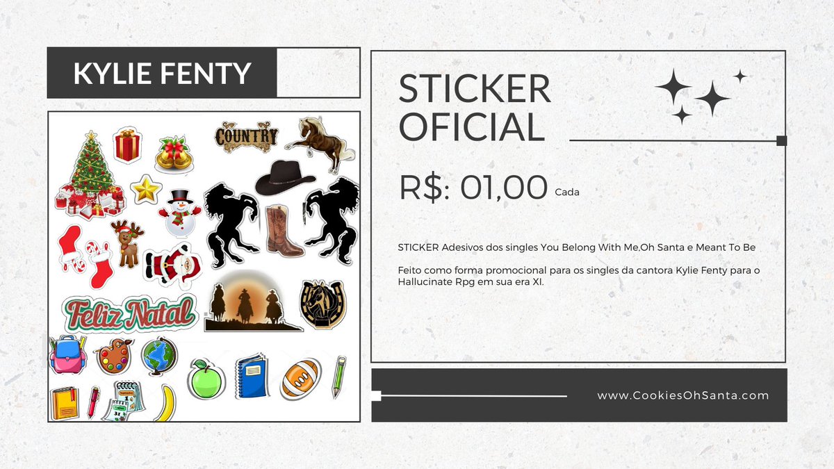 #KylieFenty with Collectible Sticker with Meant To Be,Oh Santa And You Belong With Me 

KylieFenty.com —

© ℗ 2023 Roc Nation tags: <a href="/RHallucinado/">Hallucinate RPG</a> #SalesHLCXI